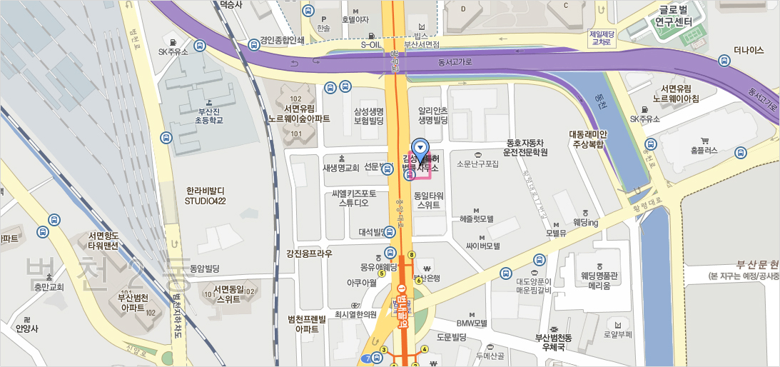 청도건설 오시는 길 — 화성시 동탄 더퍼스트타워 3층
